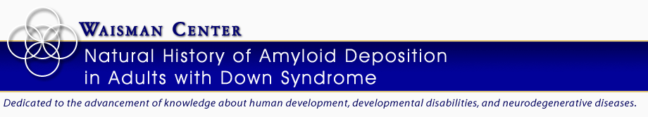 Natural History of Amyloid Deposition in Adults with Down Syndrome