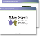 Natural Supports Interactive Module