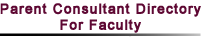Parent Consultant Directory for Faculty