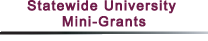 Statewide University Mini-Grant